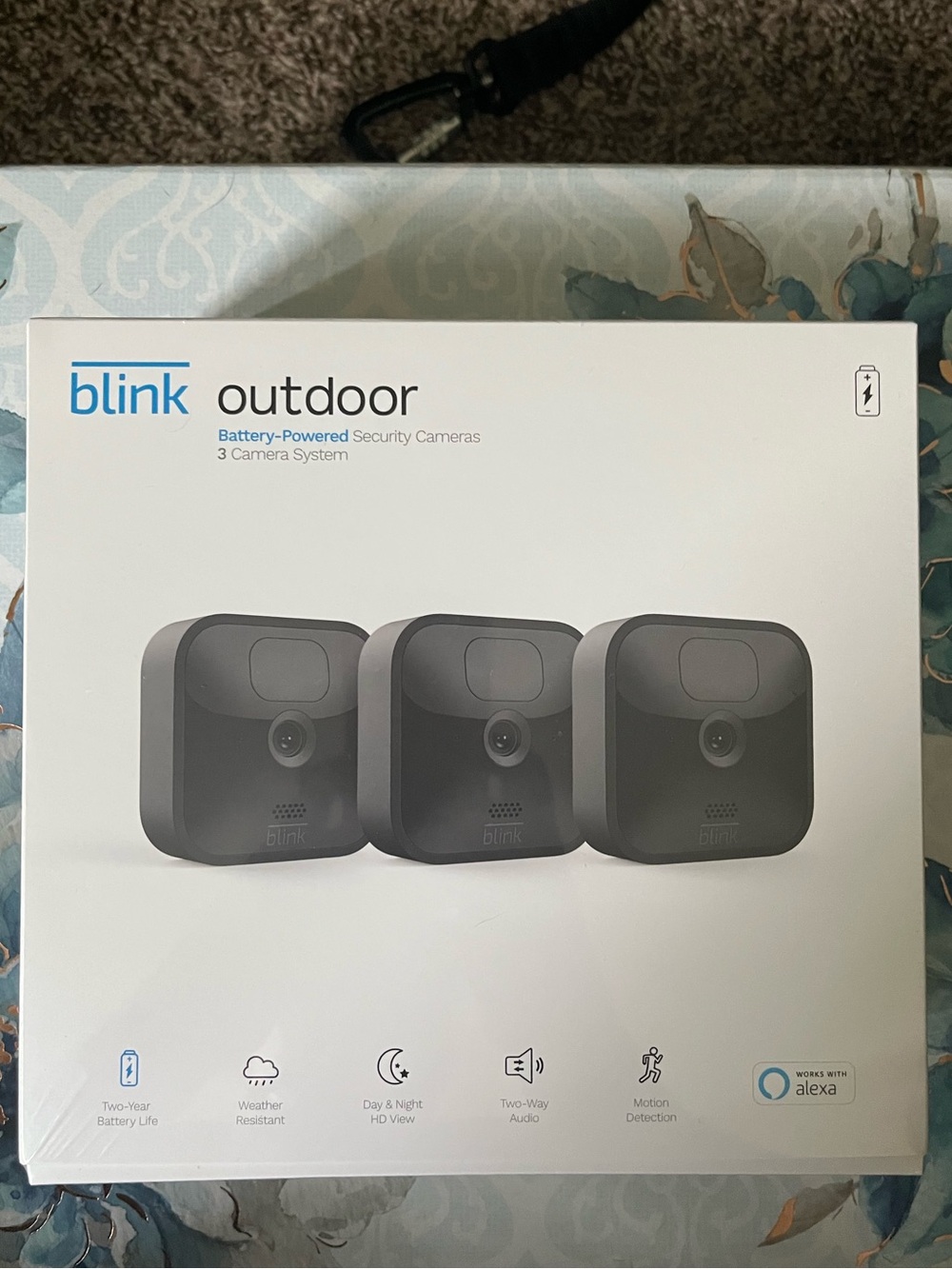 Blink Outdoor 3-Camera Security System - Black